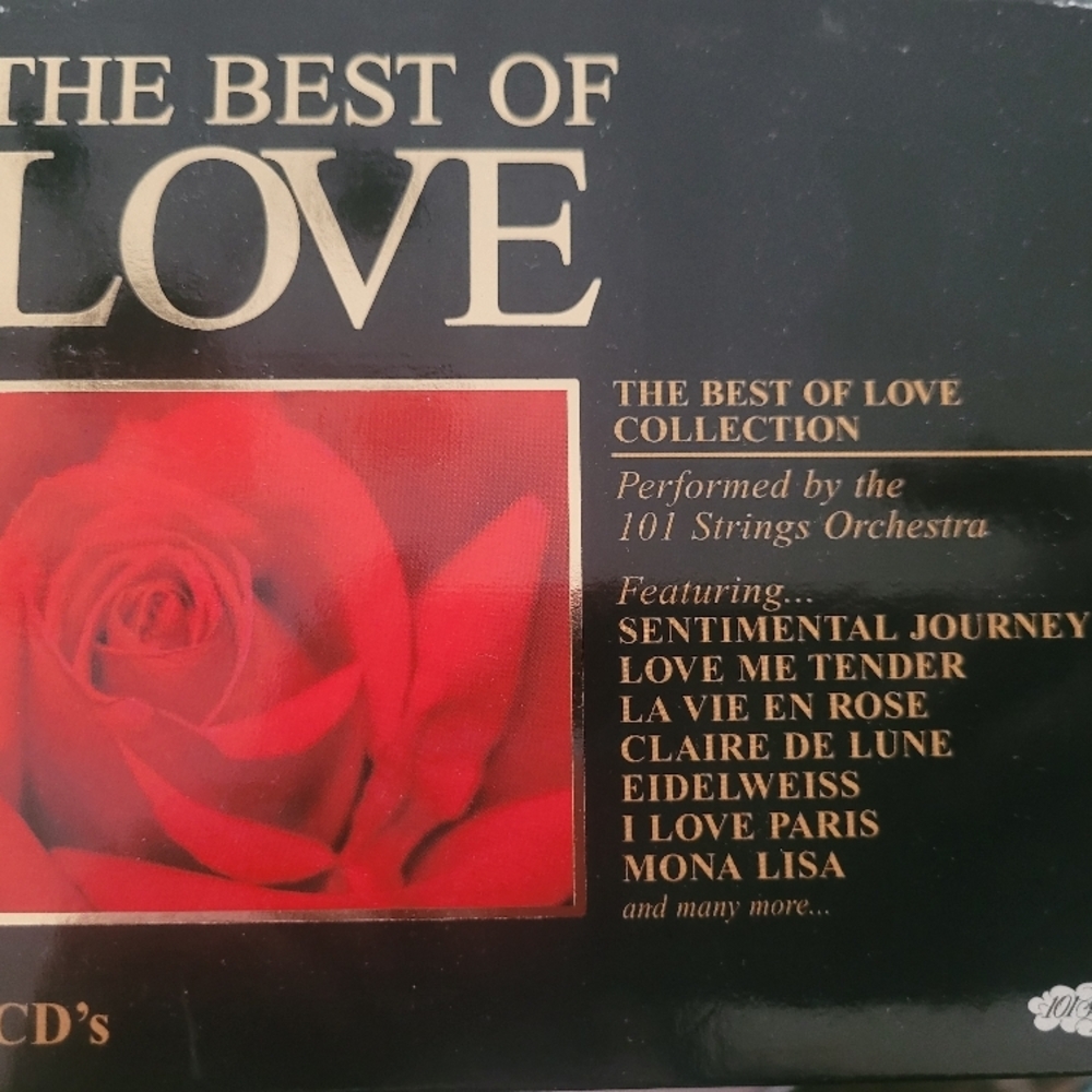 The Best of Love Collection CD by 101 Strings Orchestra